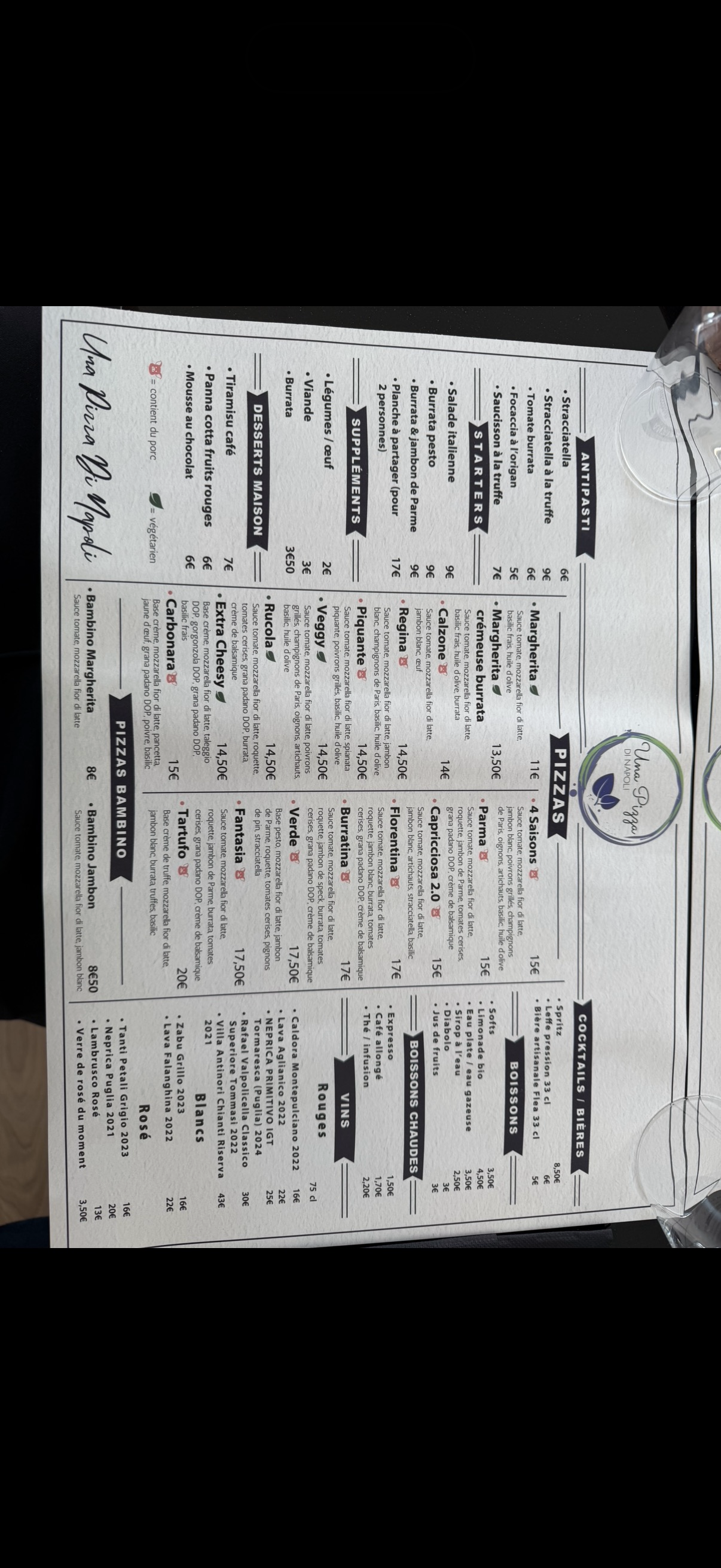 Carte papier avant
